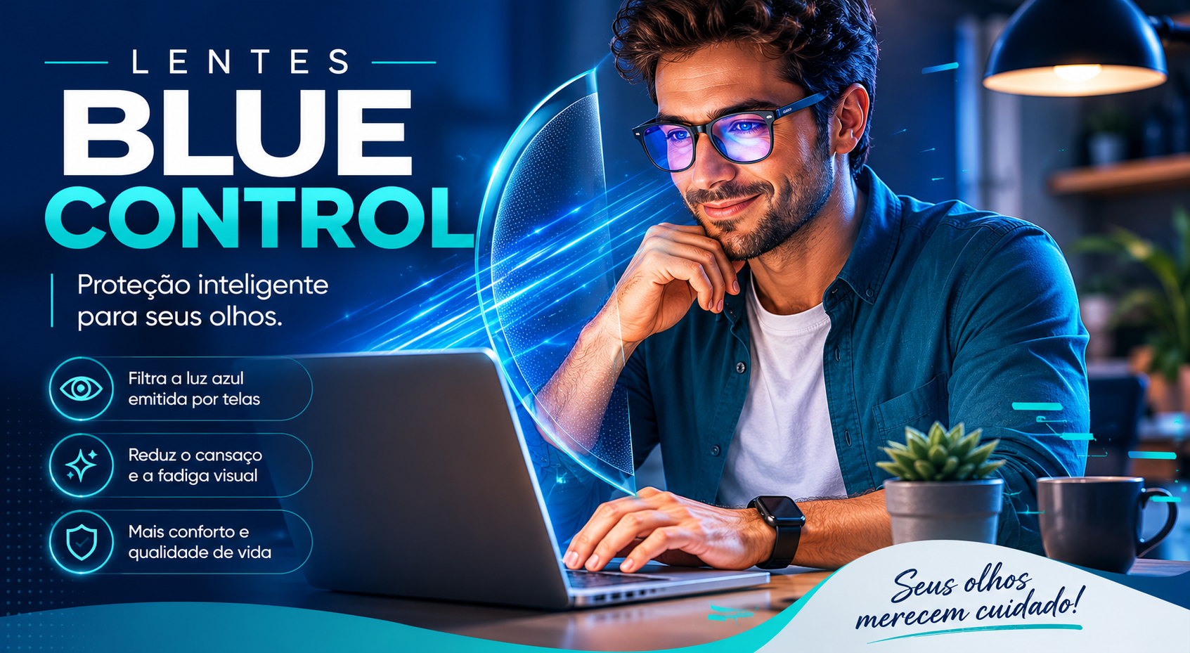 No momento, você está visualizando Lentes Blue Control: para que servem e o que a ciência realmente diz sobre elas?