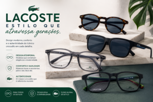 Leia mais sobre o artigo Óculos Lacoste: conheça a história e o estilo de uma das marcas mais desejadas do mundo