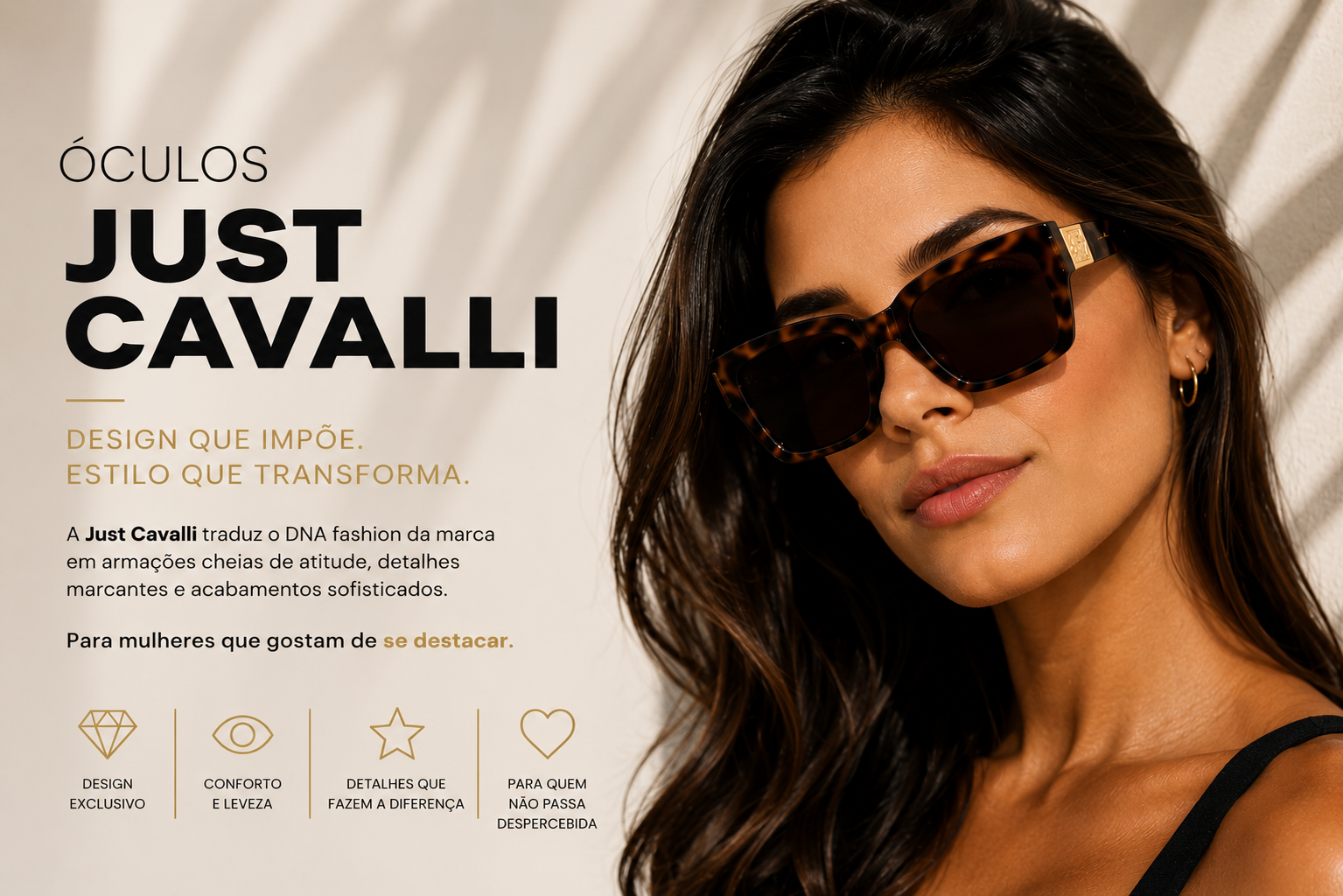 Leia mais sobre o artigo Óculos Just Cavalli: Conheça a Elegância e a Personalidade da Moda Italiana