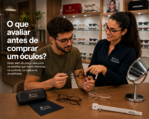 Leia mais sobre o artigo O Que Avaliar Antes de Comprar um Óculos? 10 Pontos Que Fazem Toda a Diferença